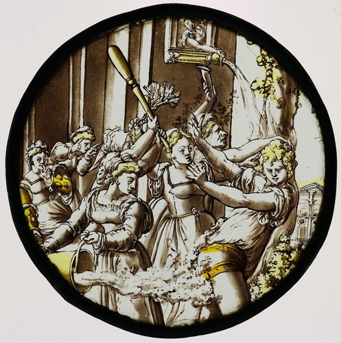 Vitrail rondel l - vitrail,