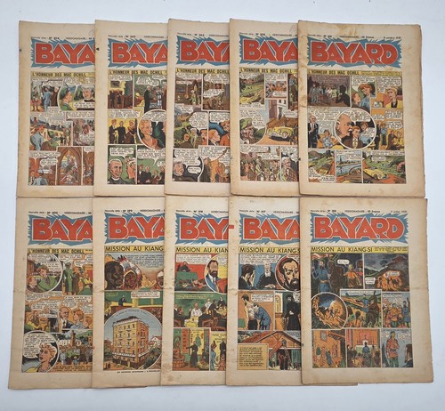 Lot bayard 1950 hebdo - lot,