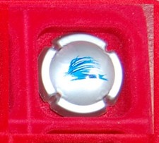 1 Plaque de muselet de champagne Taittinger Hans Hartung