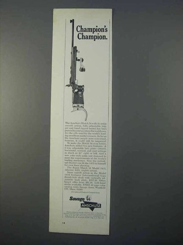 1966 savage anschutz match - 1966,