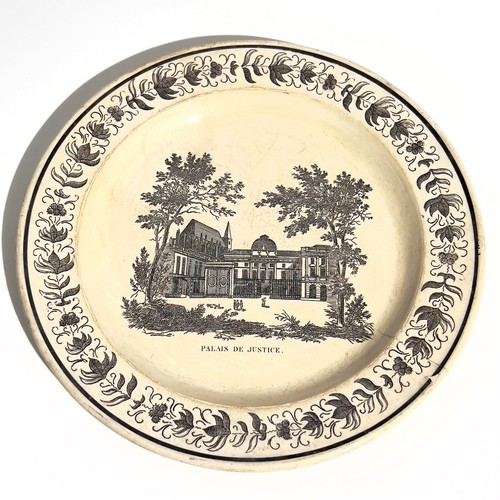 Assiette faience montereau - assiette,