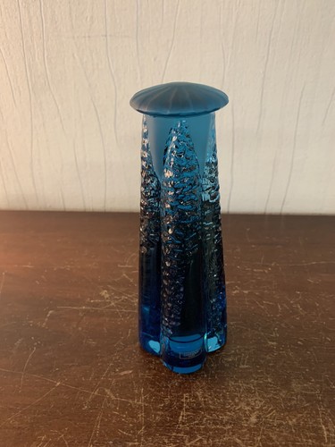 Torchère totem bleu - , mat