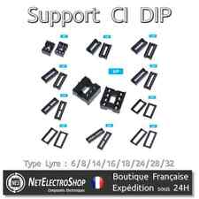 Support CI DIP, Type Lyre, 6P 8P 14P 16P 18P 20P 24P 28P 32P, Quantité au Choix