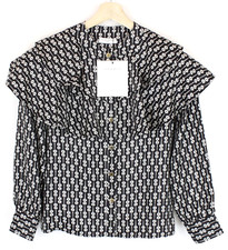 SANDRO Blouse Femme SMALL Soie