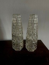 GLOBES EN VERRE EPAIS ART DECO  LUMINAIRE VINTAGE