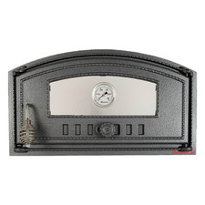 Porte En Fonte Avec Verre Pour Four À Pain Et À Pizza H1008