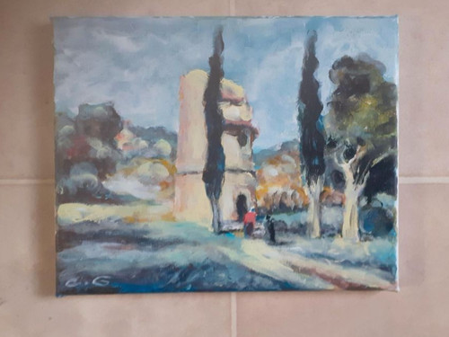 Peinture ancienne acrylique