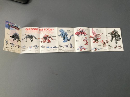 Zoids vintage 1983 dépliant - vintage,