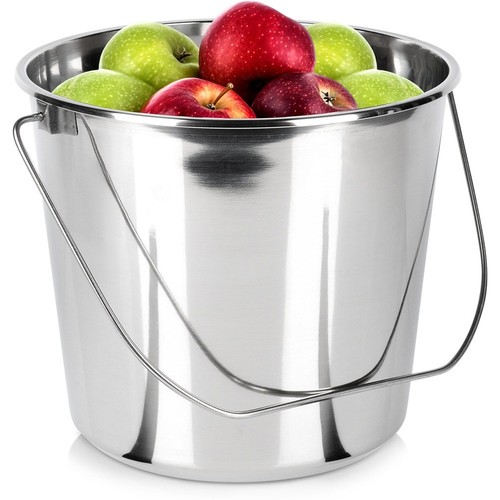 Seau alimentaire inox - 12, l