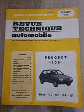 Revue Technique PEUGEOT 205 GL