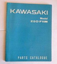 KAWASAKI  F11 250 M 1972,PARTS CATALOGUE D EPOQUE EXCELLENT