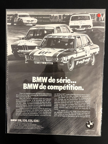 Bmw affiche publicitaire - -,