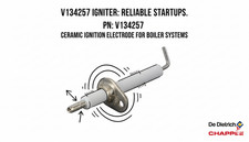 Electrode d'allumage - DE DIETRICH CHAPPEE : V134257