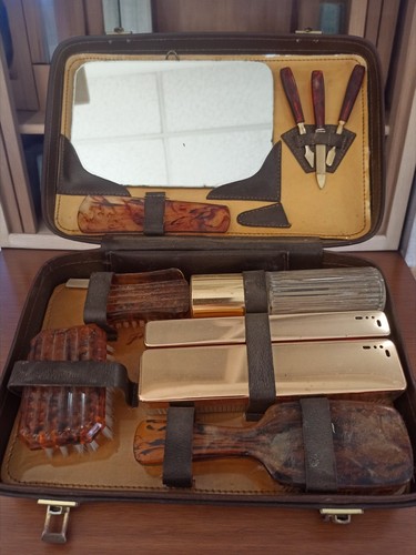 Trousse toilette ancienne - trousse, de