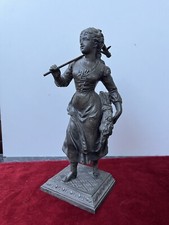 Ancienne statue en régule 