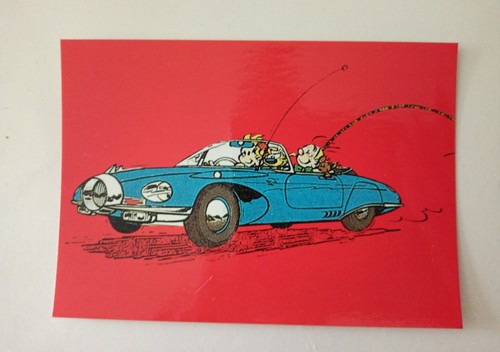 Carte postale spirou - carte, et