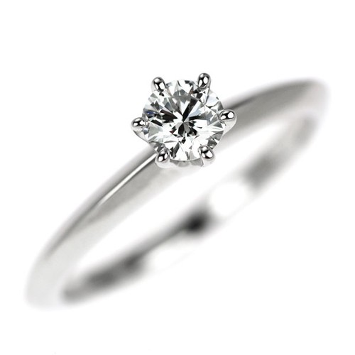 Bague diamant tiffany pt950 - tiffany,