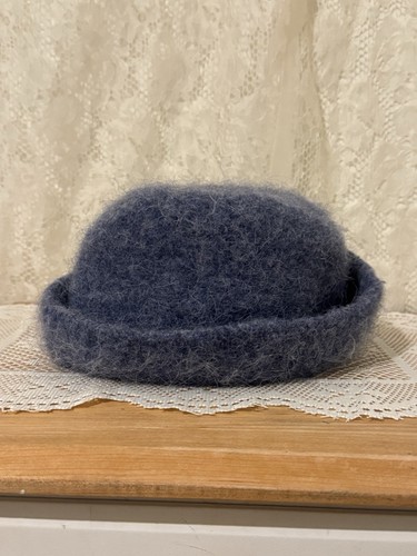 Vintage y2k fuzzy blue wool - vintage,