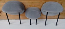 3 appuie-tête appuitete  siege banquette arriere Gris Citroen C3 1 avec 6 guides
