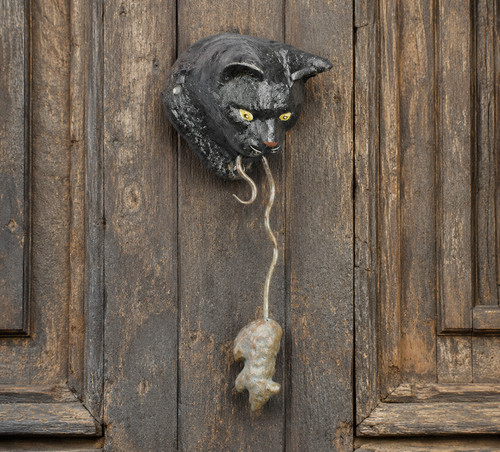 Porte heurtoir chat - porte,