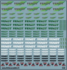 décalcomanie à l'eau, 1:32, Agricole, Fendt, maquette, diorama, miniature