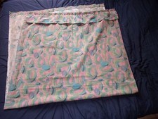 Tissu grand rideau motif - :,