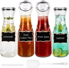 Belle Vous Lot de 4 Carafes à