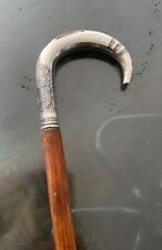 Canne ancienne pommeau argent