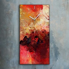 Horloge murale sur toile 30x60