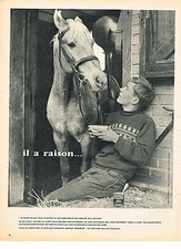 PUBLICITE ADVERTISING  1957