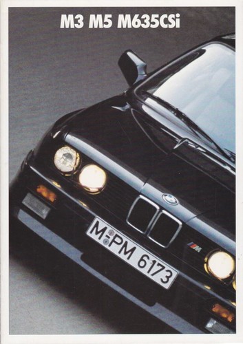 Catalogue brochure bmw e30 - m3,