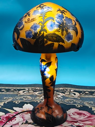 Emile galle style blown glass - galle, style,