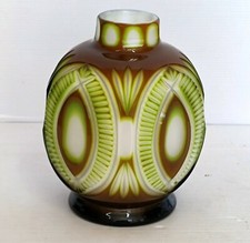 VASE CRISTAL D'OPALE TRIPLE