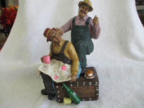 Laurel hardy figurine rare - &,