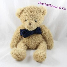 Peluche ours HISTOIRE D'OURS Little Marc Jacobs Galerie Lafayette noeud bleu 