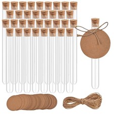 34 Pcs Tube a Essai Plastique