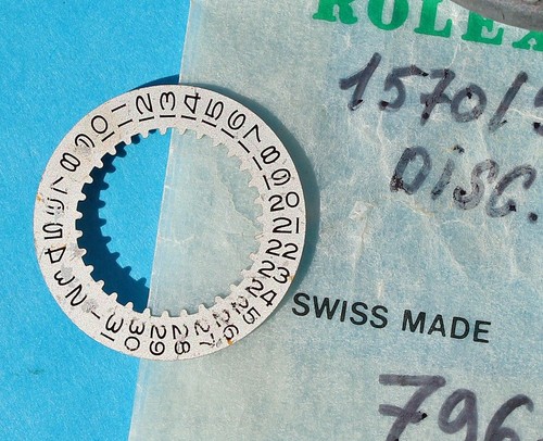 Rolex disque dateur - dateur, argent