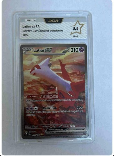 Latias full art gradée pca - latias,