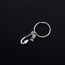  Accessoires Peche Bijoux De Poisson Cadeaux Pour Papa Porte-clés Pêche