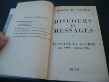 livre : DISCOURS ET MESSAGES