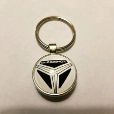  Porte-clés Slingshot métal double face logo 