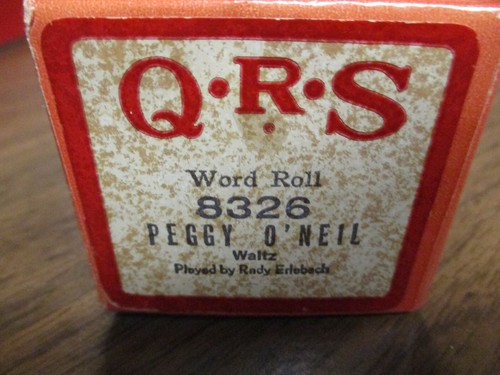 Qrs piano roll peggy - roll, #