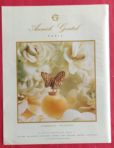 Publicité presse 1990 - , parfum