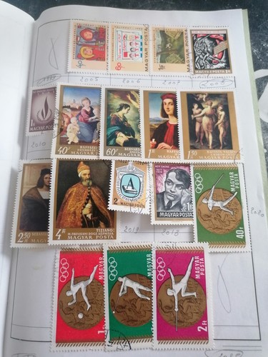 Lot 370 timbres hongrie - 370,
