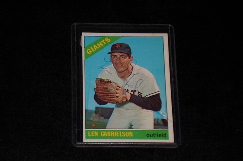 Len gabrielson 1966 - 1966, topps