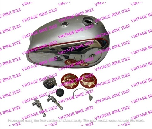 Bsa goldstar chrome silver - bsa,
