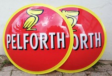 RARE Enseigne Pelforth double face diamètre 75 cm  déco ou montage lumineux  z