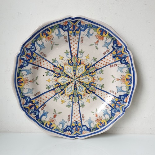 Assiette plat faience vieux - faience,