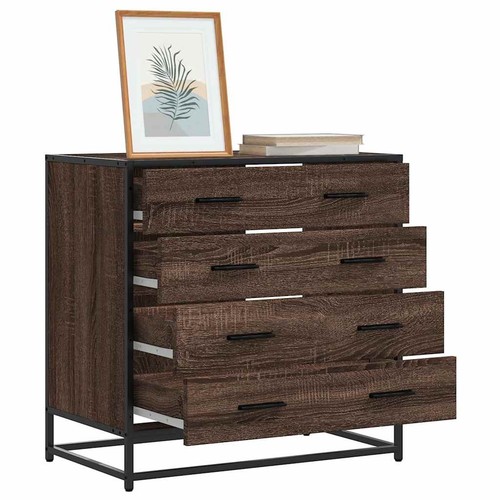 Commode chêne fumé 70x41x70