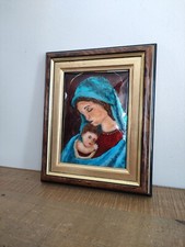 Tableau En Émail De La Vierge